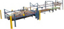 sheet cutting and stacking line